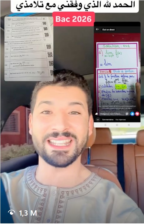 Social media story example